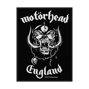 Motorhead - England Standard Patch in the group MERCHANDISE / Merch / Hårdrock at Bengans Skivbutik AB (4359365)