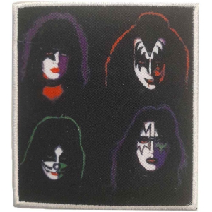 Kiss - 4 Heads Printed Patch in the group MERCHANDISE / Patch / Heavy Metal at Bengans Skivbutik AB (4359371)