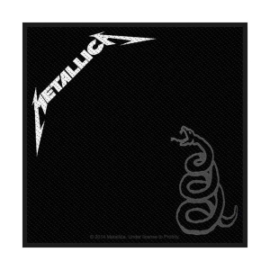 Metallica - Black Album 2014 Standard Patch in the group MERCHANDISE / Patch / Heavy Metal at Bengans Skivbutik AB (4359381)