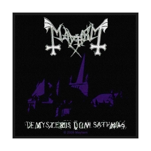 Mayhem - De Mysteriis Dom Sathanas Standard Patch in the group MERCHANDISE / Merch / Hårdrock at Bengans Skivbutik AB (4359383)