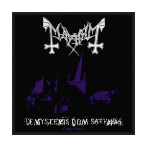 Mayhem - De Mysteriis Dom Sathanas Standard Patch in the group MERCHANDISE / Patch / Heavy Metal at Bengans Skivbutik AB (4359383)