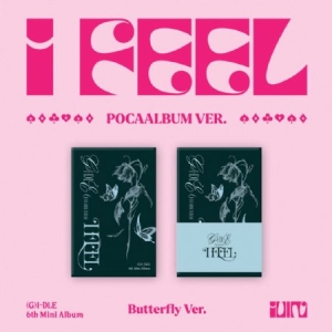 (G)I-DLE - 6th Mini Album (I feel) PocaAlbum Ver. (Butterfly Ver.) (NO CD, ONLY DIGITAL COD in the group CD / K-Pop at Bengans Skivbutik AB (4359440)