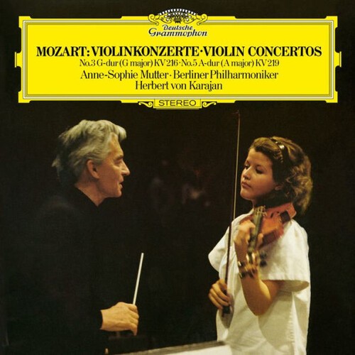 Wolfgang Amadeus Mozart - Violin Concertos 3 & 5 in the group VINYL / Klassiskt at Bengans Skivbutik AB (4365220)