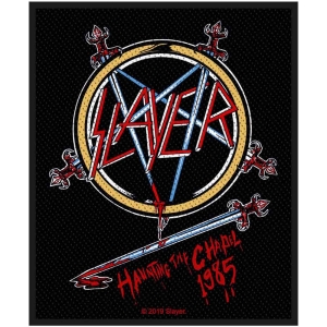Slayer - Haunting The Chapel Standard Patch in the group MERCHANDISE / Patch / Heavy Metal at Bengans Skivbutik AB (4379226)