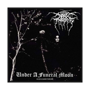 Darkthrone - Under A Funeral Moon Standard Patch in the group MERCHANDISE / Patch / Heavy Metal at Bengans Skivbutik AB (4379235)