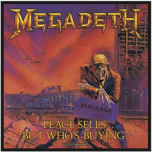 Megadeth - Peace Sells Standard Patch in the group MERCHANDISE / Merch / Hårdrock at Bengans Skivbutik AB (4379240)