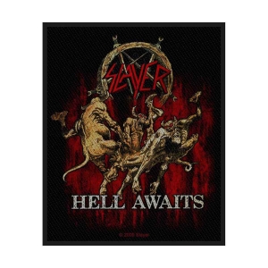 Slayer - Hell Awaits Standard Patch in the group MERCHANDISE / Merch / Hårdrock at Bengans Skivbutik AB (4379244)