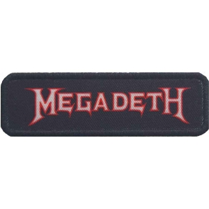 Megadeth - Logo Outline Printed Patch in the group MERCHANDISE / Merch / Hårdrock at Bengans Skivbutik AB (4379815)