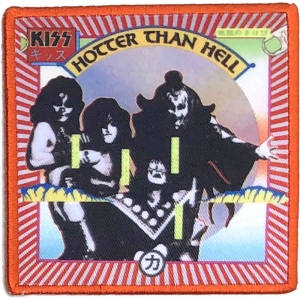 Kiss - Hotter Than Hell Printed Patch in the group MERCHANDISE / Patch / Heavy Metal at Bengans Skivbutik AB (4379906)