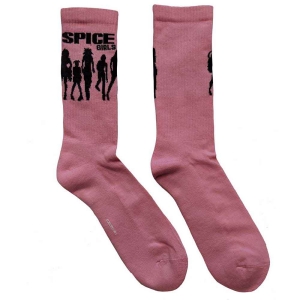 Spice Girls - Silhouette Uni Pink Socks (Eu 40-45) in the group MERCHANDISE / Strumpor / Pop-Rock at Bengans Skivbutik AB (4395726)