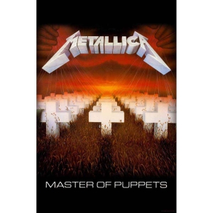 Metallica - Master Of Puppets Textile Poster in the group MERCHANDISE / Merch / Hårdrock at Bengans Skivbutik AB (4398180)