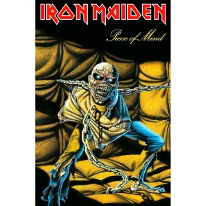 Iron Maiden - Piece Of Mind Textile Poster in the group MERCHANDISE / Merch / Hårdrock at Bengans Skivbutik AB (4398181)