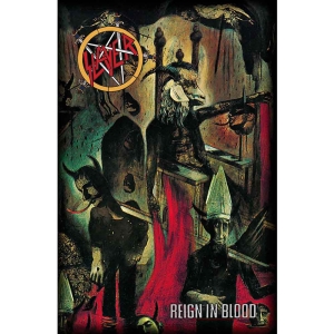 Slayer - Reign In Blood Textile Poster in the group MERCHANDISE / Merch / Hårdrock at Bengans Skivbutik AB (4398184)