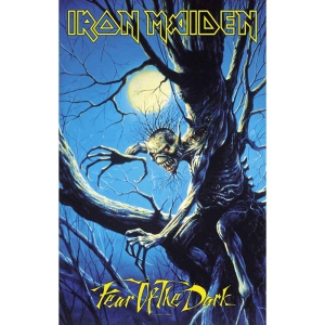 Iron Maiden - Fear Of The Dark Textile Poster in the group MERCHANDISE / Merch / Hårdrock at Bengans Skivbutik AB (4398189)