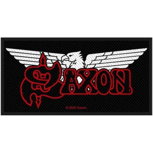Saxon - Logo/Eagle Standard Patch in the group MERCHANDISE / Merch / Hårdrock at Bengans Skivbutik AB (4398200)