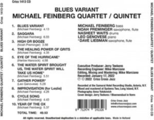 Michael Feinberg - Blues Variant in the group OTHER / Övrigt /  at Bengans Skivbutik AB (4399160)