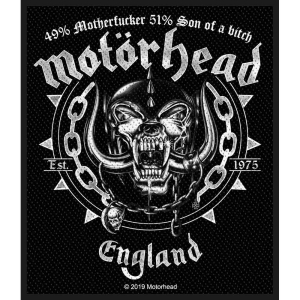 Motorhead - Ball & Chain Standard Patch in the group MERCHANDISE / Patch / Heavy Metal at Bengans Skivbutik AB (4400362)