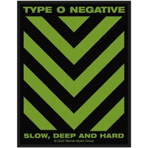 Type O Negative - Slow, Deep & Hard Standard Patch in the group MERCHANDISE / Merch / Hårdrock at Bengans Skivbutik AB (4400372)
