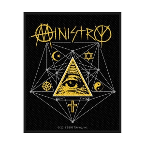 Ministry - All Seeing Eye Standard Patch in the group MERCHANDISE / Merch / Hårdrock at Bengans Skivbutik AB (4400380)
