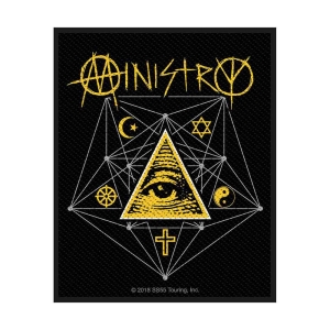 Ministry - All Seeing Eye Standard Patch in the group MERCHANDISE / Patch / Heavy Metal at Bengans Skivbutik AB (4400380)