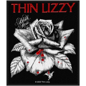 Thin Lizzy - Black Rose Standard Patch in the group MERCHANDISE / Patch / Heavy Metal at Bengans Skivbutik AB (4400383)