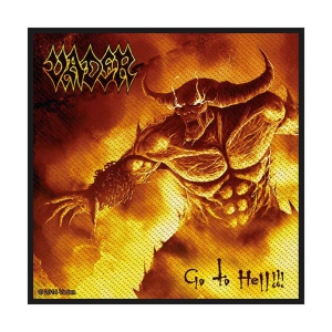 Vader - Go To Hell Standard Patch in the group MERCHANDISE / Patch / Heavy Metal at Bengans Skivbutik AB (4400385)