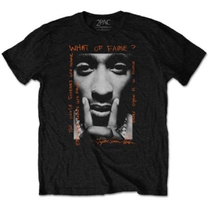 Tupac - Unisex T-Shirt: What Of Fame? (Small) in the group CDON - Exporterade Artiklar_Manuellt / T-shirts_CDON_Exporterade at Bengans Skivbutik AB (4400393)
