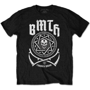 Bring Me The Horizon - Unisex T-Shirt: Crooked (Small) in the group OTHER / MK Test 6 at Bengans Skivbutik AB (4400472)