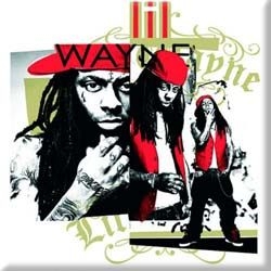 Lil Wayne - Fridge Magnet: Red Cap Montage in the group MERCHANDISE / Magnet / Hip Hop-Rap at Bengans Skivbutik AB (4400484)
