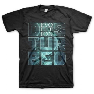 Disturbed Unisex T-Shirt: Evolution (Sma - Unisex T-Shirt: Evolution (Small) in the group OTHER / BW-T-shirts at Bengans Skivbutik AB (4400522)