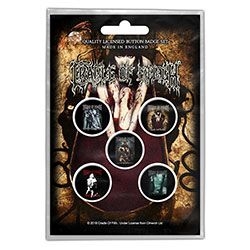 Cradle Of Filth - Button Badge Pack: Albums (Retail Pack) in the group OTHER / MK Test 7 at Bengans Skivbutik AB (4400528)