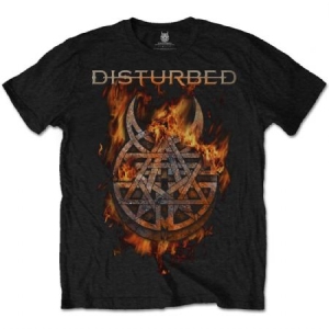 Disturbed - Unisex T-Shirt: Burning Belief (XX-Large in the group OTHER / BW-T-shirts at Bengans Skivbutik AB (4400529)