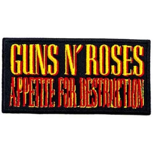Guns N Roses - Appetite For Destruction Woven Patch in the group MERCHANDISE / Merch / Hårdrock at Bengans Skivbutik AB (4400565)