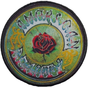 Grateful Dead - American Beauty Circle Printed Patch in the group MERCHANDISE / Merch / Pop-Rock at Bengans Skivbutik AB (4400566)