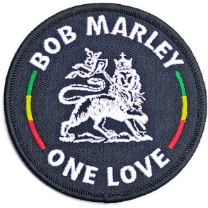 Bob Marley - Lion Woven Patch in the group MERCHANDISE / Merch / Reggae at Bengans Skivbutik AB (4400569)