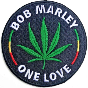 Bob Marley - Leaf Woven Patch in the group MERCHANDISE / Merch / Reggae at Bengans Skivbutik AB (4400570)