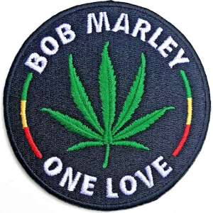 Bob Marley - Leaf Woven Patch in the group MERCHANDISE / Patch / Reggae at Bengans Skivbutik AB (4400570)