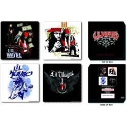 Lil Wayne - Coaster Set: Mixed in the group OTHER / Merchandise at Bengans Skivbutik AB (4400644)