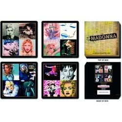 Madonna - 4 Piece Set In Presentation Box Coaster in the group MERCHANDISE / Merch / Pop-Rock at Bengans Skivbutik AB (4400647)