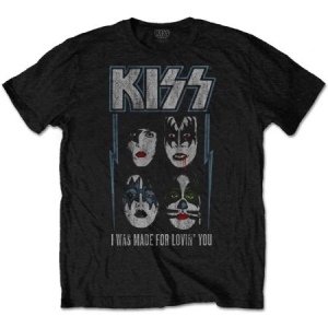 KISS - Unisex T-Shirt: Made For Lovin' You (XX- in the group OTHER / BW-T-shirts at Bengans Skivbutik AB (4400779)