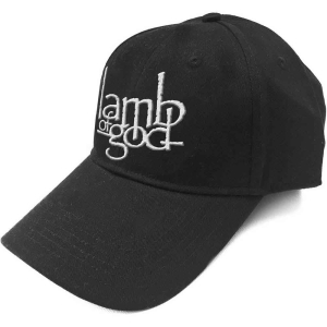 Lamb Of God - Logo Bl Baseball C in the group MERCHANDISE / Merch / Hårdrock at Bengans Skivbutik AB (4400893)