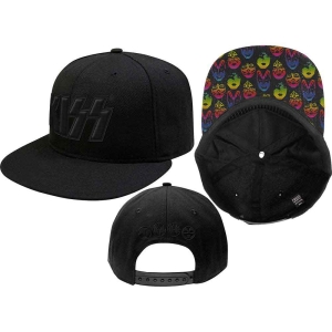 Kiss - Neon Faces Bl Snapback C in the group MERCHANDISE / Cap / Heavy Metal at Bengans Skivbutik AB (4400923)