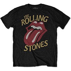 The Rolling Stones - Unisex T-Shirt: Vintage Typeface (XX-Lar in the group OTHER / BW-T-shirts at Bengans Skivbutik AB (4401025)