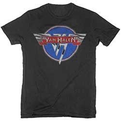 Van Halen - Unisex T-Shirt: Chrome Logo (XX-Large) in the group Minishops / Van Halen at Bengans Skivbutik AB (4401084)
