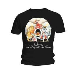 Queen - Unisex T-Shirt: A Day At The Races (X-La in the group OTHER / BW-T-shirts at Bengans Skivbutik AB (4401136)