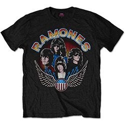 Ramones - Unisex T-Shirt: Vintage Wings Photo (X-L in the group OTHER / BW-T-shirts at Bengans Skivbutik AB (4401147)