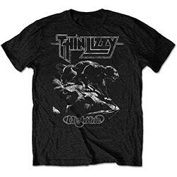 Thin Lizzy - Unisex T-Shirt: Nightlife (Small) in the group OTHER / BW-T-shirts at Bengans Skivbutik AB (4401180)