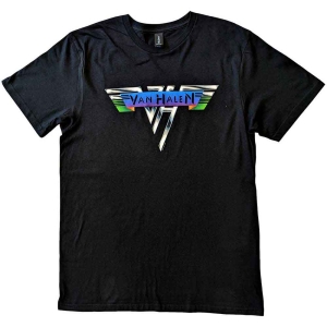 Van Halen - Original Logo Uni Bl T-Shirt in the group MERCHANDISE / T-shirt / Heavy Metal at Bengans Skivbutik AB (4401205)