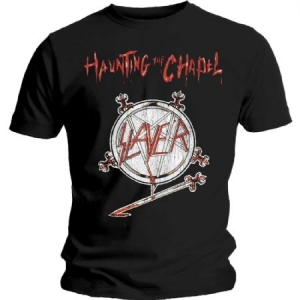Slayer - Unisex T-Shirt: Haunting the Chapel (X-L in the group OTHER / BW-T-shirts at Bengans Skivbutik AB (4401235)