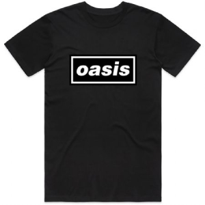 Oasis - Oasis Unisex Tee: Decca Logo in the group OTHER / BW-T-shirts at Bengans Skivbutik AB (4401291)